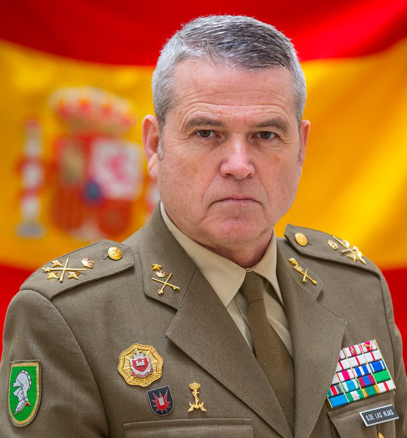 Teniente General Fernando García y García de las Hijas, Jefe del Mando de Apoyo Logístico del Ejército de Tierra, MINISTERIO DE DEFENSA